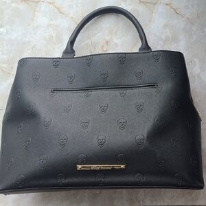 Betsey Johnson Skull Black Tote Bag